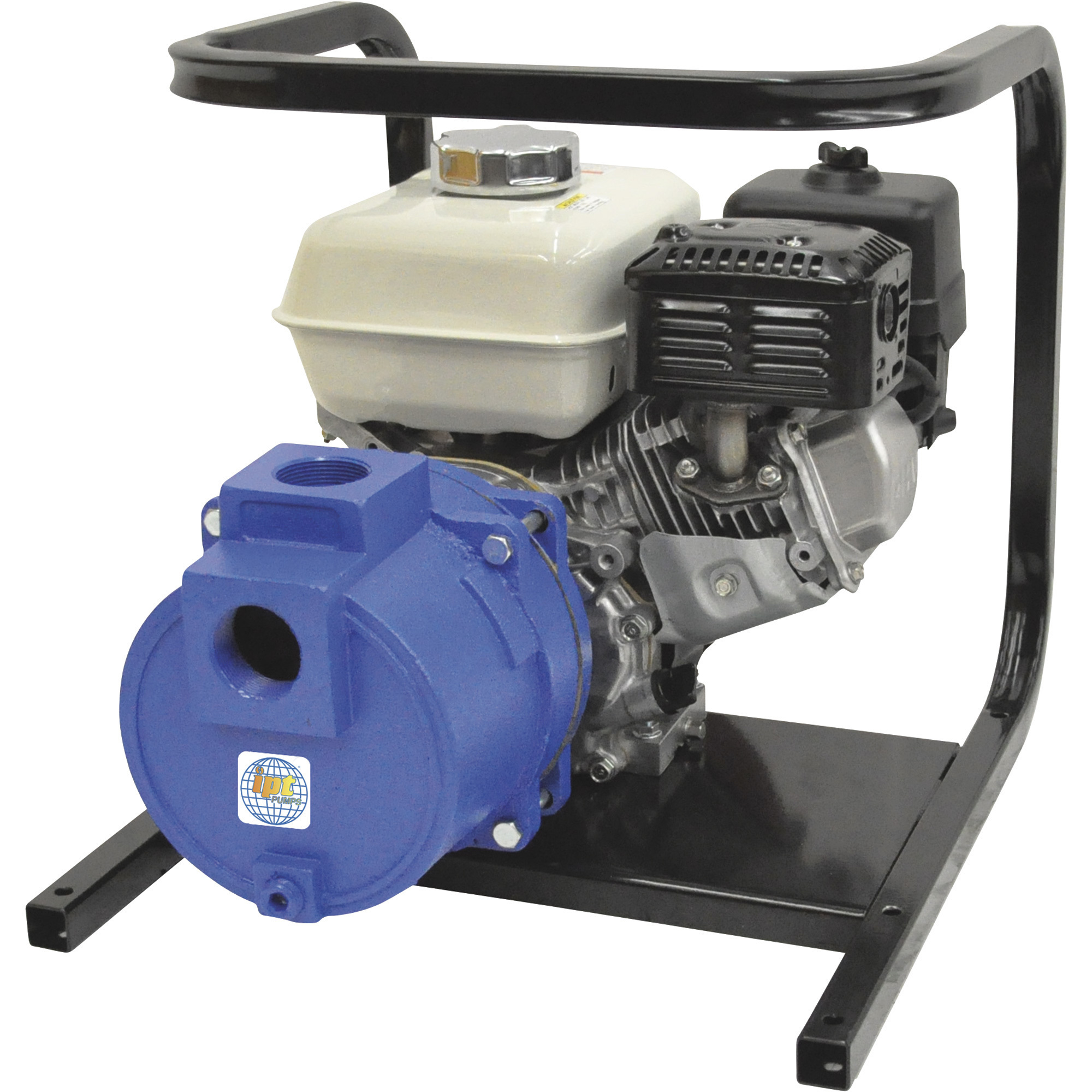 IPT Cast Iron Self-Priming Full Trash Pump, 2in. Ports, 11,000 GPH, 1in. Solids Capacity, 160cc Honda GX160 Engine, Model# 2TS5HCB